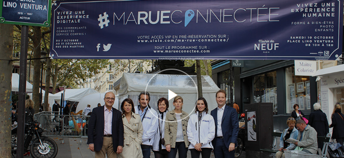 Photo évènement ma rue connectee sur le site la minute commerçant